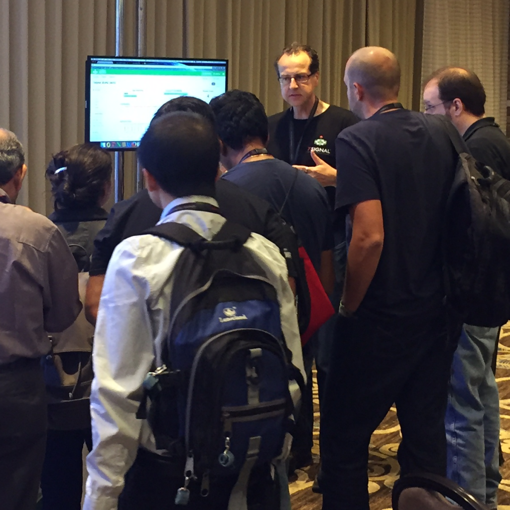 VP Ketonen demos 7SIGNAL at WifiTrek